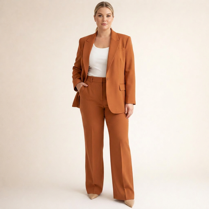 Lucia | Elegantní souprava s rozšířenými kalhotami