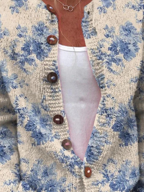 Cintia | Vintage patchworkový kardigan