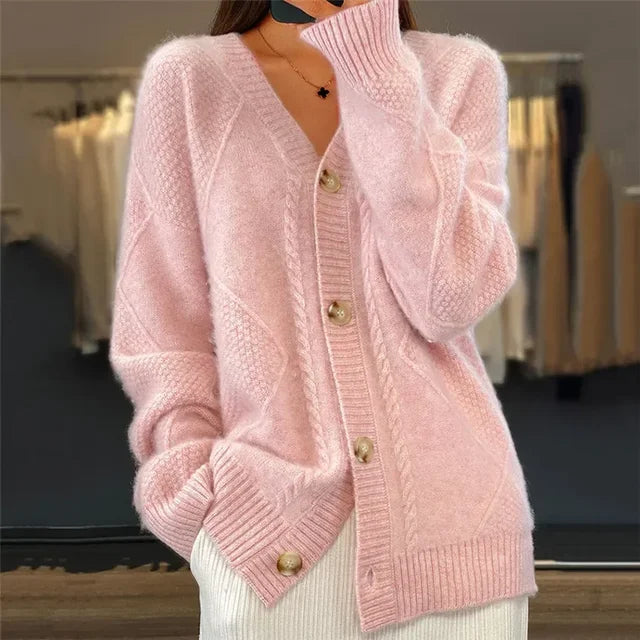 Jenny | Kardigan na knoflíky s dlouhými rukávy