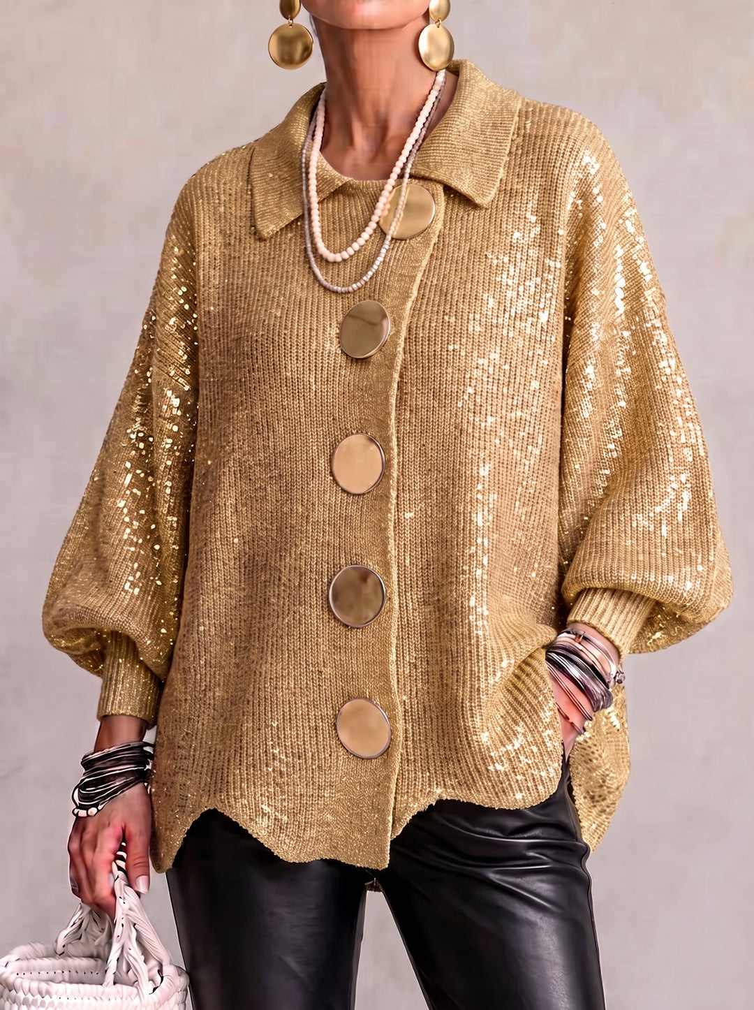 Jasna | Oversize kardigan s límcem